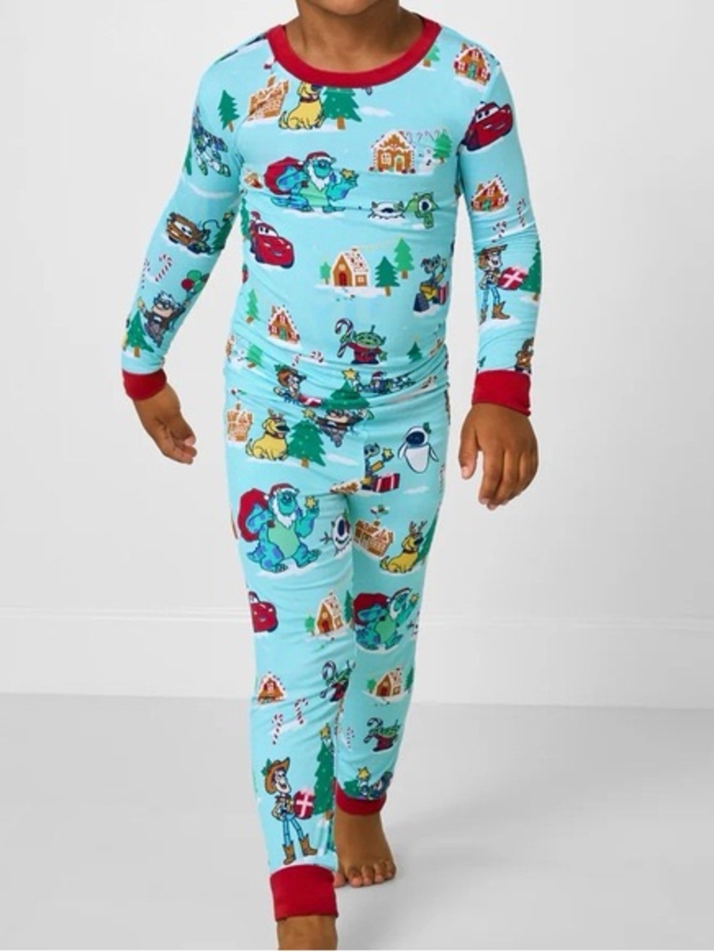 Little Sleepies Pixar Christmas Pajamas 2T 2-Piece Long Sleeve Buzz Woody EUC